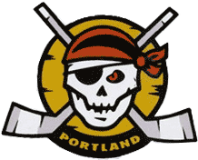 Portland Pirates 1998 99-1999 00 Alternate Logo iron on heat transfer